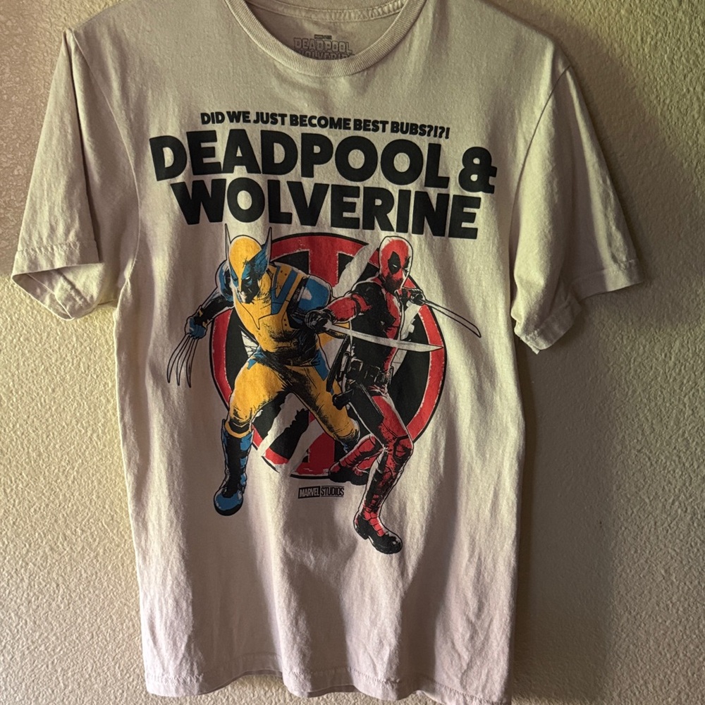 Marvel Deadpool & Wolverine Graphic Tee - White